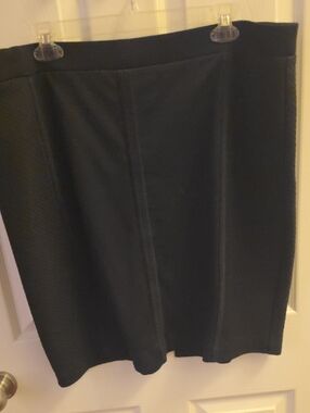 Apt. 9 Black Textured Pencil Skirt